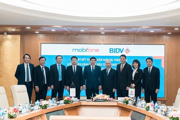 MobiFone và BIDV ký kết Thỏa thuận hợp tác toàn diện giai đoạn 2021-2026