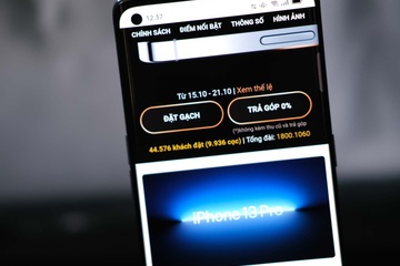 iPhone 13 cháy hàng ngay khi Apple mở đặt cọc tại Việt Nam