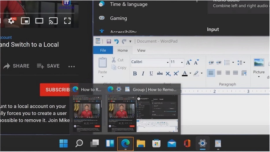 Hướng dẫn sử dụng giao diện ghép cửa sổ của Windows 11