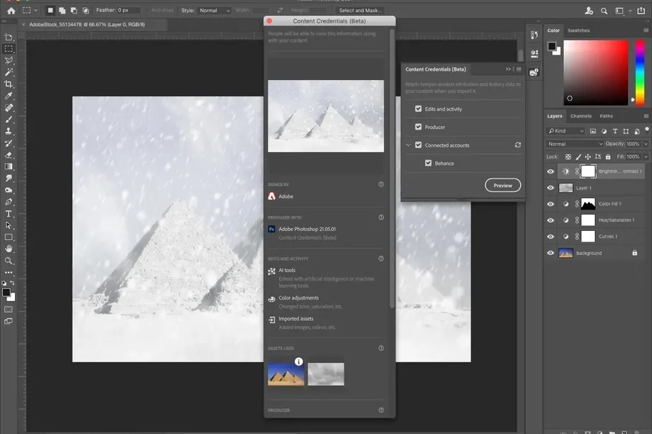 Adobe Photoshop sắp cho phép đóng gói tác phẩm số NFT