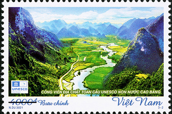 Quảng bá 3 công viên địa chất toàn cầu UNESCO tại Việt Nam trên tem bưu chính