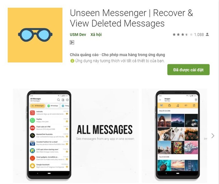 Mẹo xem tin nhắn đã bị thu hồi trên Messenger mà không phải ai cũng biết