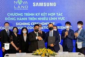Novaland bắt tay Samsung phát triển đô thị thông minh