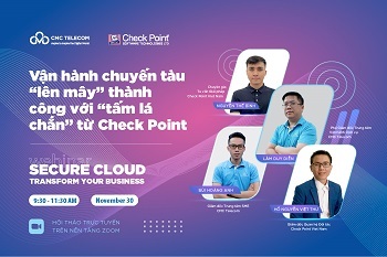 Vận hành chuyến tàu “lên mây” thành công với “tấm lá chắn” từ Check Point