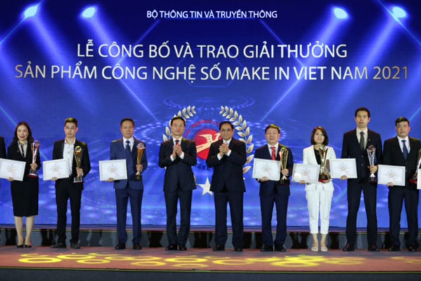 Trao 4 giải Vàng “Sản phẩm công nghệ số Make in Viet Nam” năm 2021