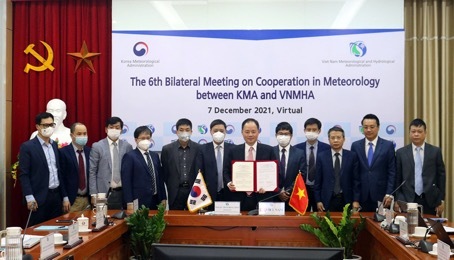Thúc đẩy hợp tác chiến lược Việt-Hàn về khí tượng thủy văn và phòng chống biến đổi khí hậu