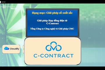 Hợp đồng điện tử C-Contract lọt top 10 Make in Viet Nam