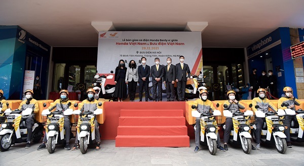 Honda Việt Nam,Vietnam Post,xe điện Benly e: