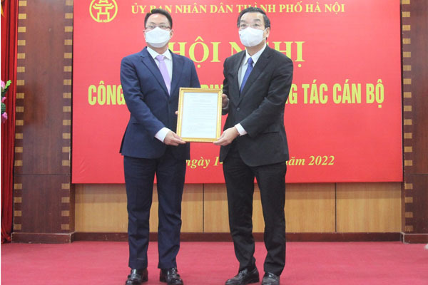 Hà Nội bổ nhiệm ông Nguyễn Việt Hùng làm Phó Giám đốc phụ trách Sở TT&amp;TT