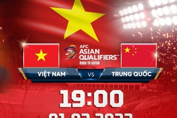 Địa chỉ xem bóng đá trực tuyến Việt Nam vs Trung Quốc, 19h00 ngày 1/2