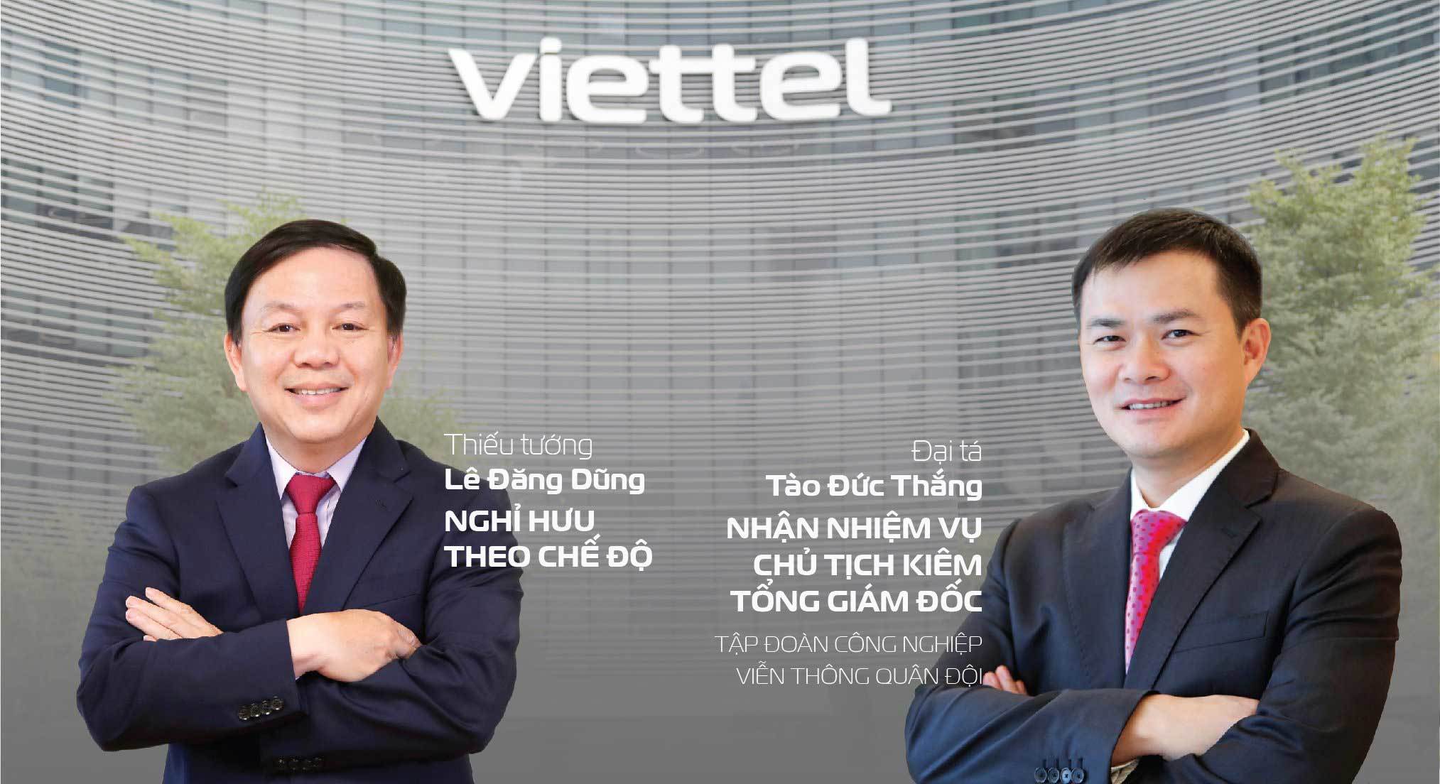 Ông Tào Đức Thắng chính thức nhận bàn giao chức danh Chủ tịch Viettel