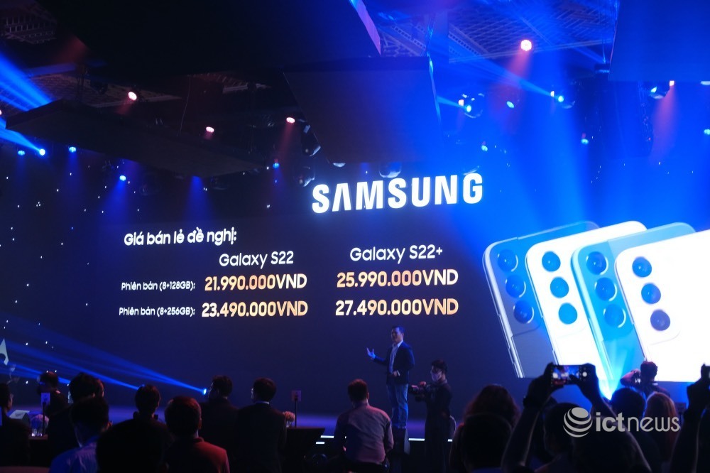 Samsung Galaxy S22 có giá bán chính thức từ 21,99 triệu đồng tại Việt Nam