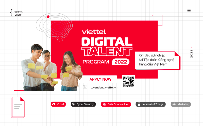 Cơ hội để sinh viên xuất sắc ngành công nghệ thực tập tại Viettel trong các dự án chuyển đổi số quốc gia