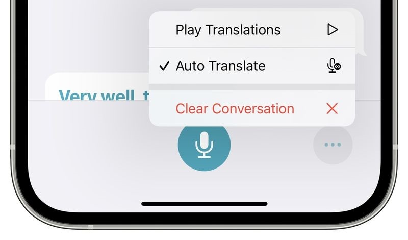 Hướng dẫn dịch đối thoại trực tiếp trên iOS 15