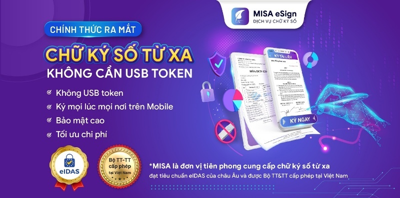 MISA chính thức ra mắt chữ ký số từ xa không cần USB Token