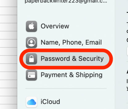 Hướng dẫn lấy mã xác thực Apple ID trên máy Mac