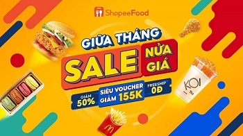 ShopeeFood Ngày 15 Sale Đồng Giá: Khám phá ngay bộ sưu tập món ngon chỉ từ 1.000 đồng