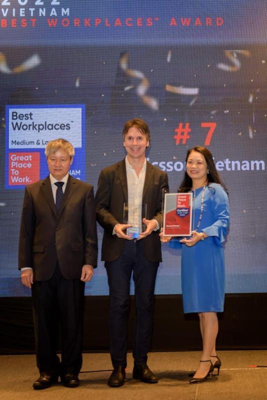Ericsson Việt Nam,Top 10 Nơi làm việc tuyệt vời nhất tại Việt Nam