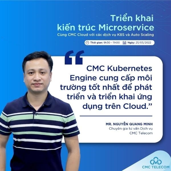 kiến trúc Microservice,CMC,dịch vụ K8s,Auto Scaling