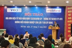 VCCI phối hợp cùng MobiFone tổ chức hội thảo về hóa đơn điện tử