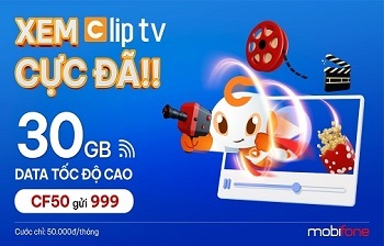 Ngập tràn data: Xem ClipTV cực đã