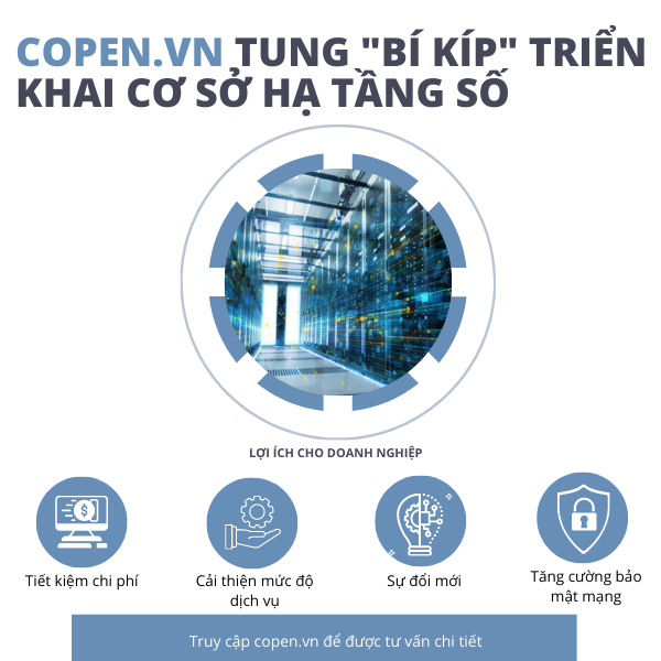 Copen.vn tung “bí kíp” triển khai cơ sở hạ tầng số cho doanh nghiệp