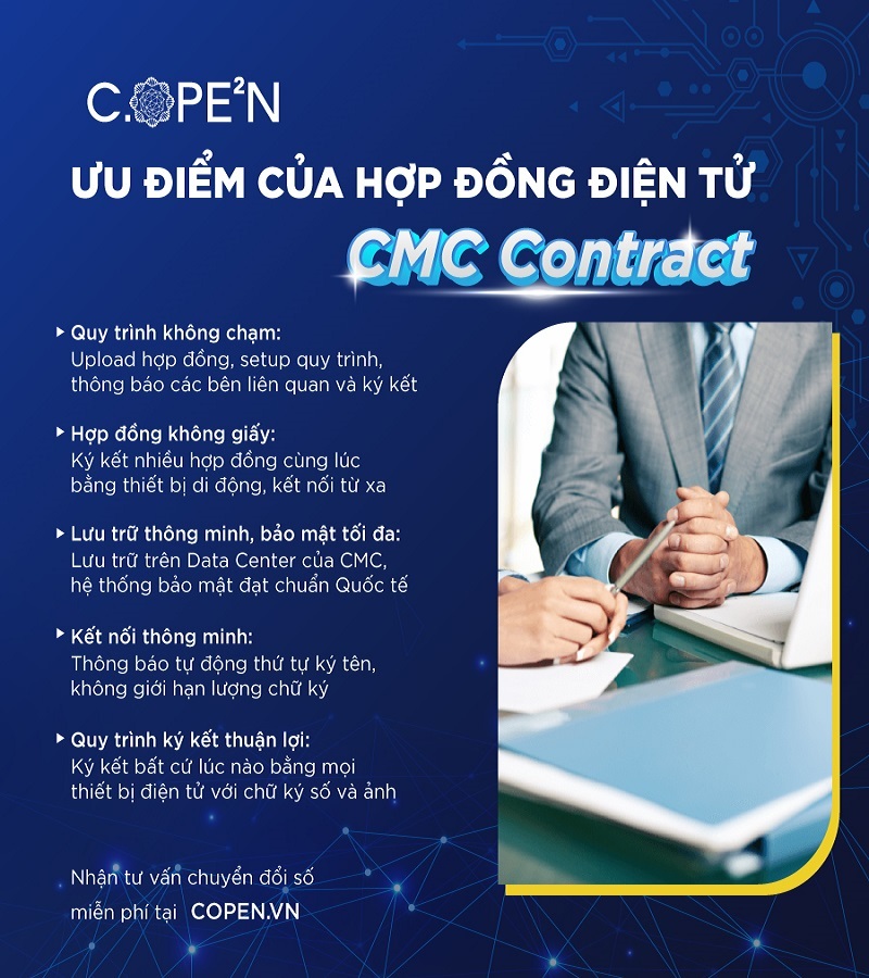 CMC,hợp đồng điện tử,chuyển đổi số