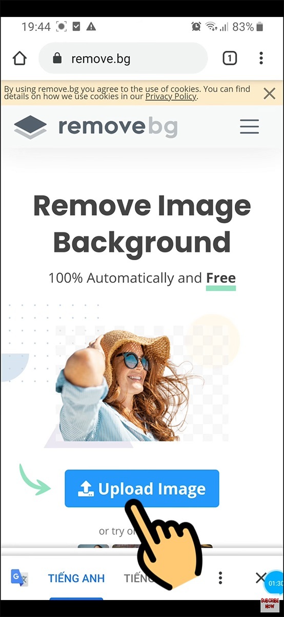 Hướng dẫn tách nền ảnh như Photoshop trên web