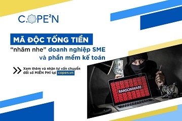 Mã độc tống tiền “nhăm nhe” doanh nghiệp SME và phần mềm kế toán