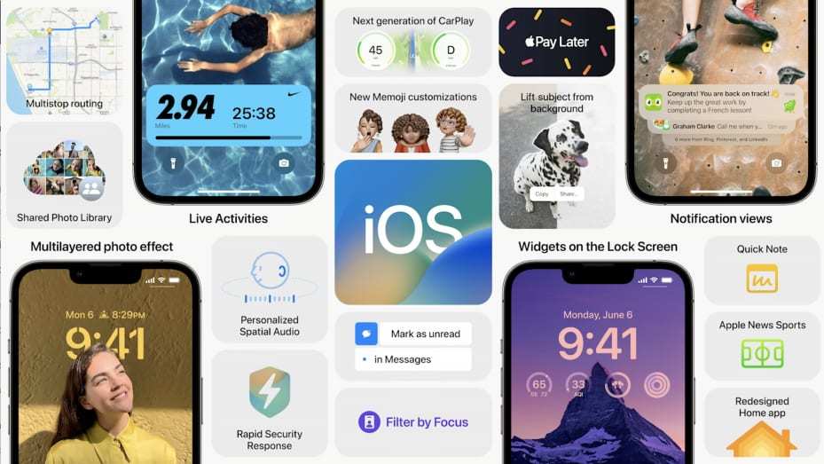 Đã có thể dùng thử iOS 16 trên iPhone