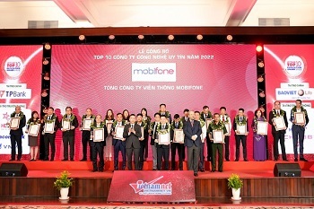 MobiFone vào Top 10 công ty công nghệ uy tín 2022