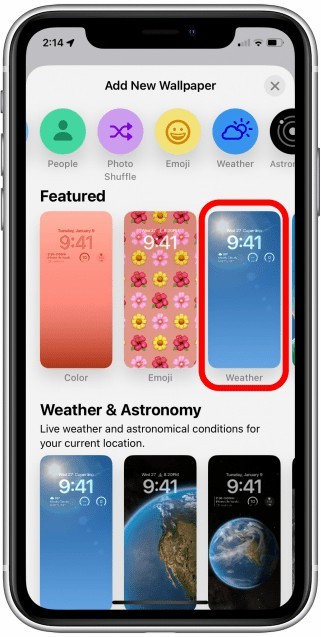 Hướng dẫn cài đặt màn hình khóa thời tiết trên iOS 16