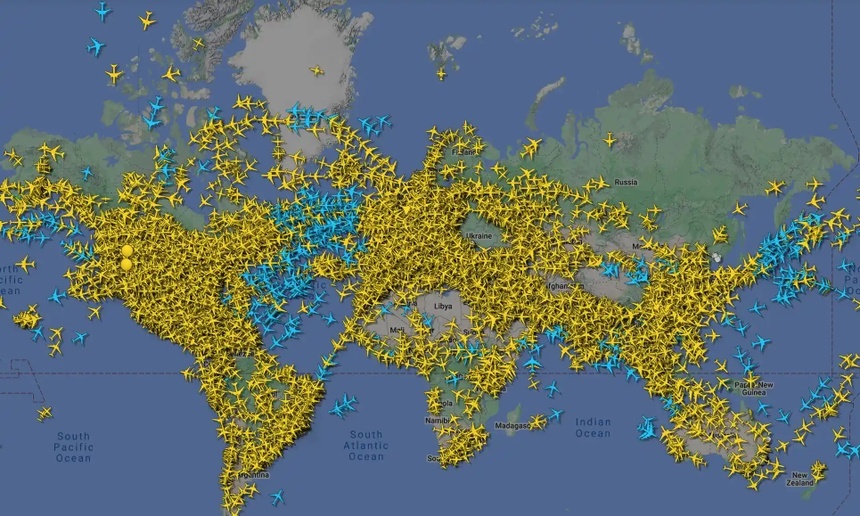 Chuyến bay được theo dõi nhiều nhất thế giới