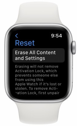 Hướng dẫn hủy ghép đôi Apple Watch trên chính Apple Watch