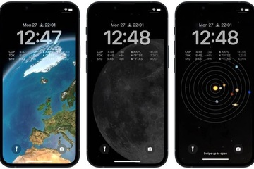 Hướng dẫn cài đặt màn hình khóa thiên văn trên iOS 16