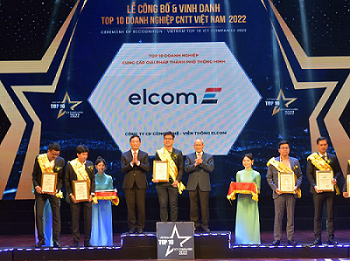 Elcom 3 năm liên tiếp lập “cú đúp” Top 10 Doanh nghiệp Công nghệ