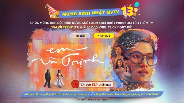 Kỷ niệm 13 năm thành lập, dịch vụ truyền hình MyTV tung ưu đãi tri ân khách hàng